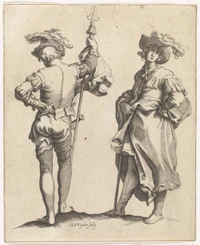 Two Soldiers by Hendrik Winter