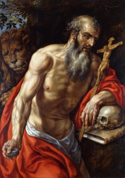 Saint Jerome by Hendrick de Clerck