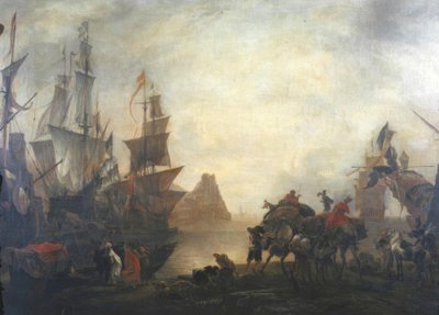 Oriental Seaport by Hendrik van Minderhout