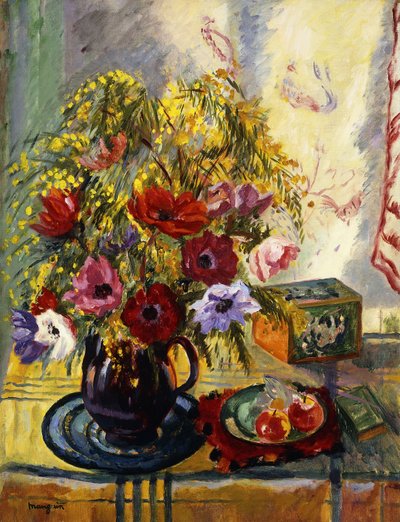Flowers and Fruit by Henri Charles Manguin