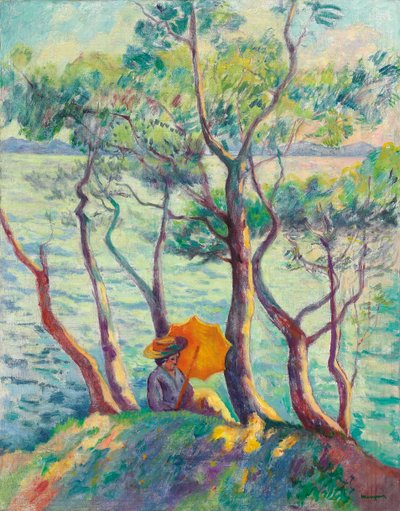Jeanne with the Parasol, Cavaliere by Henri Charles Manguin