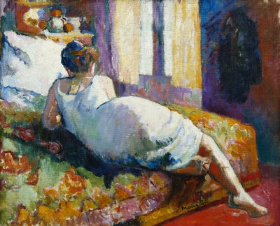 Jeanne in Chemise by Henri Charles Manguin
