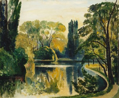 Saint-James Lake, Bois de Boulogne by Henri Charles Manguin