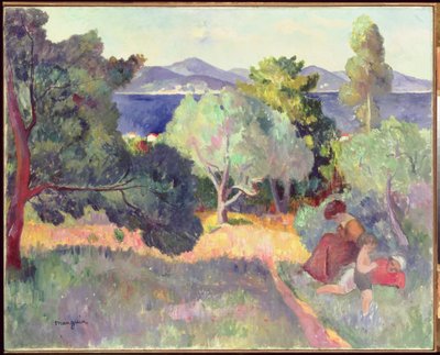 Path in Saint-Tropez by Henri Charles Manguin