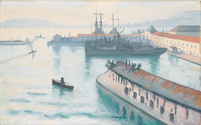The Dispatch Boat by Henri Charles Manguin