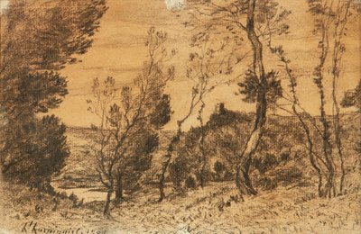 La Futaie by Henri Joseph Harpignies