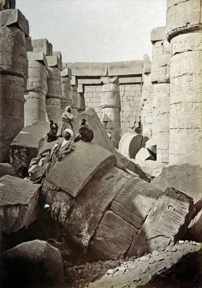Karnak Temple, c.1900 by Henri Béchard
