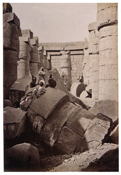 Ruins of Karnak by Henri Béchard