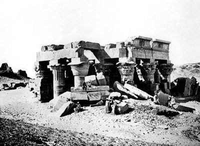 Ombos Temple, Nubia, Egypt by Georges Henri Bechard