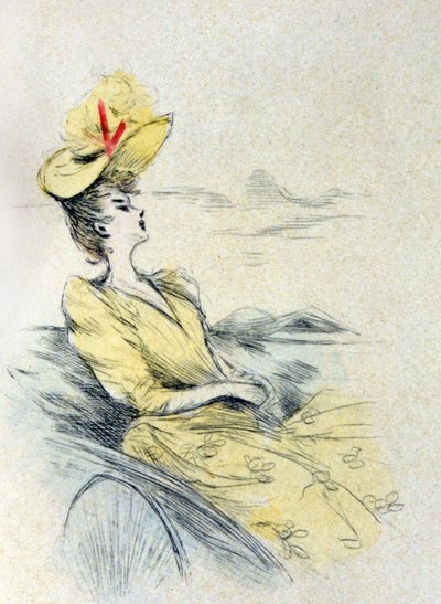 A Woman Dreaming by Henri Boutet