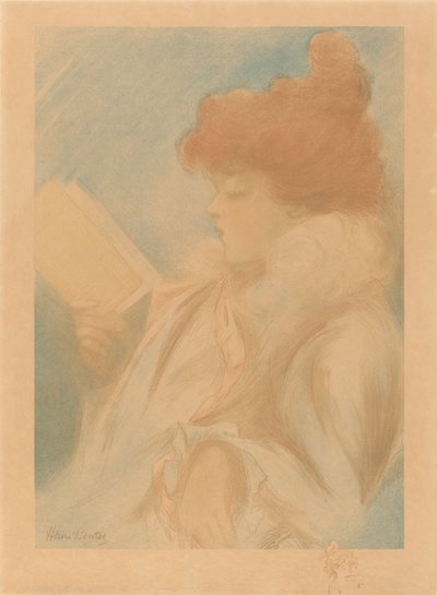 Reading Woman by Henri Boutet