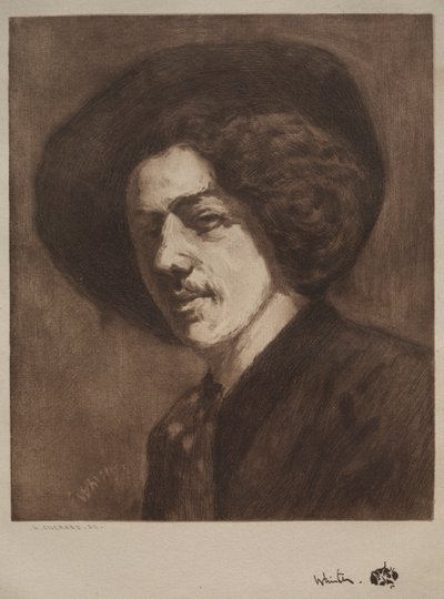 James McNeill Whistler by Henri Charles Guérard