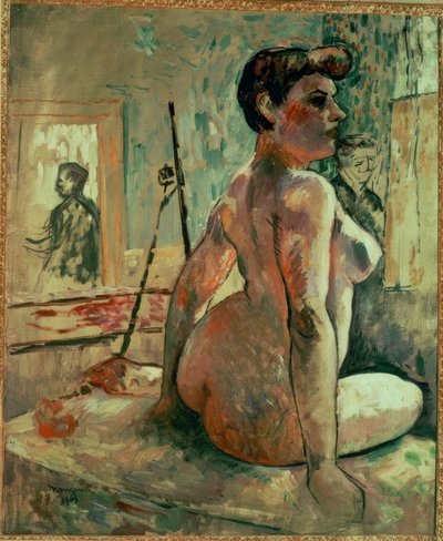 Female Nude in the Studio by Henri Charles Manguin
