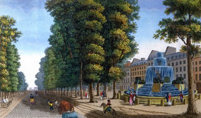 Fountain, Boulevard Saint-Martin, c.1810-1820 by Henri Courvoisier Voisin