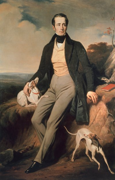 Portrait of Alphonse de Lamartine by Henri Decaisne
