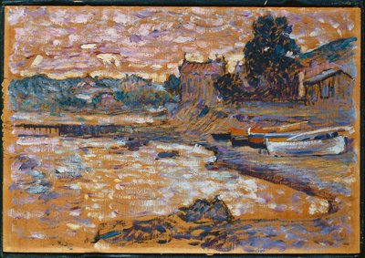 Beached Boats at Lavandou, 1908-09 by Henri Edmond Cross