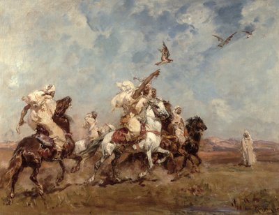 The Sport of Falconry by Henri Emilien Rousseau