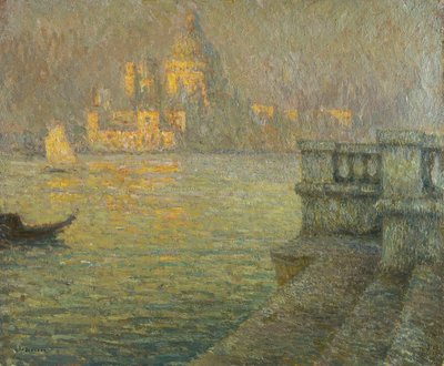 La Salute, Venice by Henri Eugene Augustin Le Sidaner