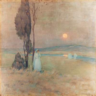 The Communion by Henri Eugene Augustin Le Sidaner