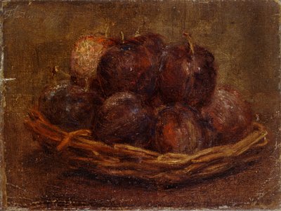 A Basket of Plums, 1869 by Ignace Henri Jean Fantin Latour