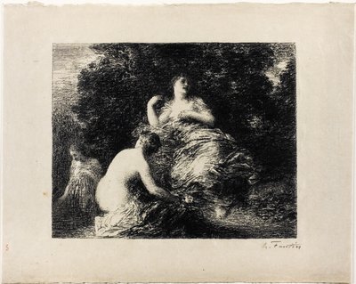 Bathing Women by Ignace Henri Jean Fantin Latour