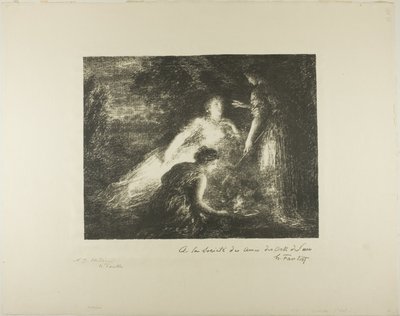 Curse by Ignace Henri Jean Fantin Latour