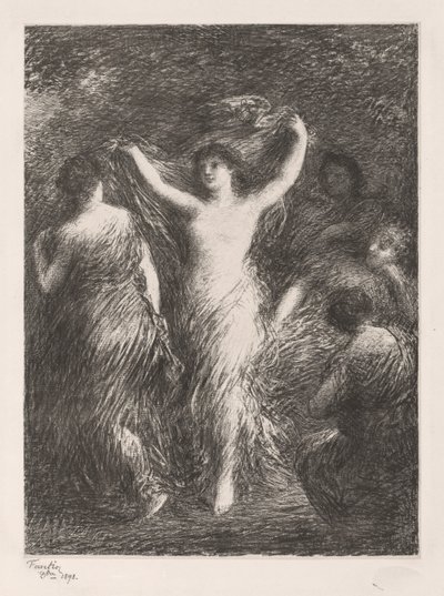 Dancing by Ignace Henri Jean Fantin Latour