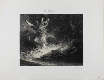 End of The Valkyrie by Ignace Henri Jean Fantin Latour