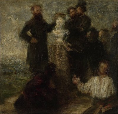 Sketch for the Homage to Delacroix by Ignace Henri Jean Fantin Latour