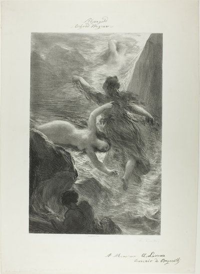 First Scene of The Rhinegold by Ignace Henri Jean Fantin Latour