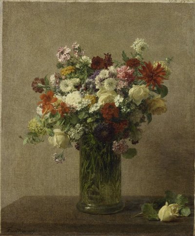 Flowers from Normandy by Ignace Henri Jean Fantin Latour