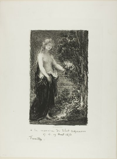 In Memory of Robert Schumann by Ignace Henri Jean Fantin Latour