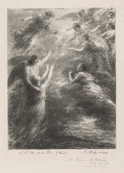 Le Paradis et la Peri by Ignace Henri Jean Fantin Latour