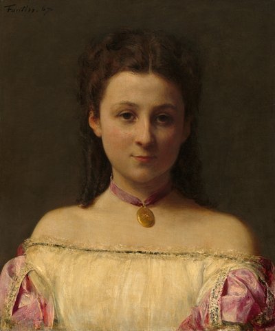 Mademoiselle de Fitz-James, 1867 by Ignace Henri Jean Fantin Latour