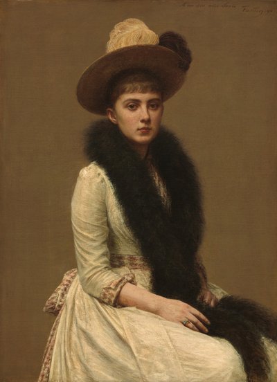 Portrait of Sonia, 1890 by Ignace Henri Jean Fantin Latour
