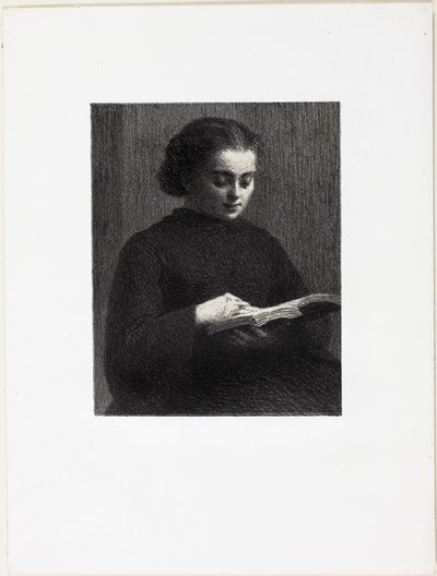 Reading by Ignace Henri Jean Fantin Latour