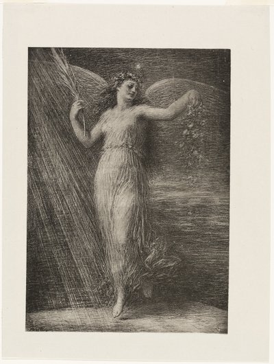 Awakening by Ignace Henri Jean Fantin Latour