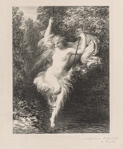 Sarah the Bather by Ignace Henri Jean Fantin Latour