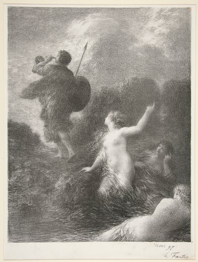Siegfried and the Rhine Maidens by Ignace Henri Jean Fantin Latour