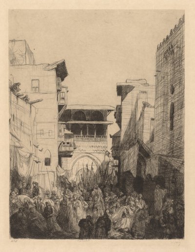 Street in Cairo by Ignace Henri Jean Fantin Latour
