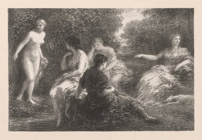 The Bathers by Ignace Henri Jean Fantin Latour