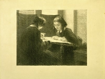 The Embroiderers, No. 3 by Ignace Henri Jean Fantin Latour