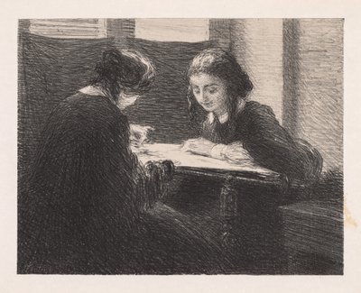 The Embroiderers by Ignace Henri Jean Fantin Latour