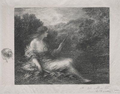 The Huntress by Ignace Henri Jean Fantin Latour