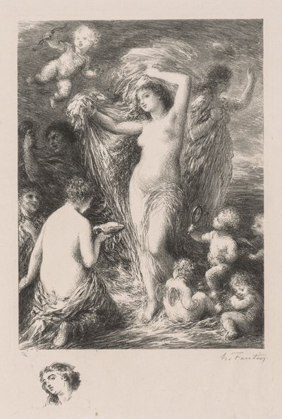 Venus Anadyomene by Ignace Henri Jean Fantin Latour