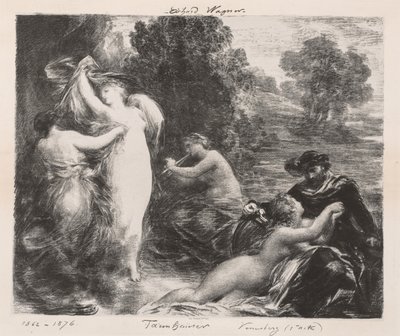 Venusberg by Ignace Henri Jean Fantin Latour