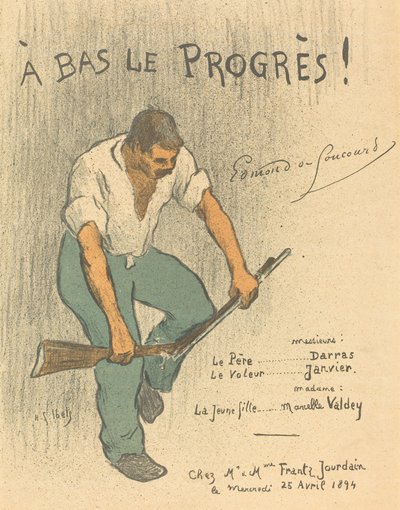 Down with Progress! by Henri Gabriel Ibels