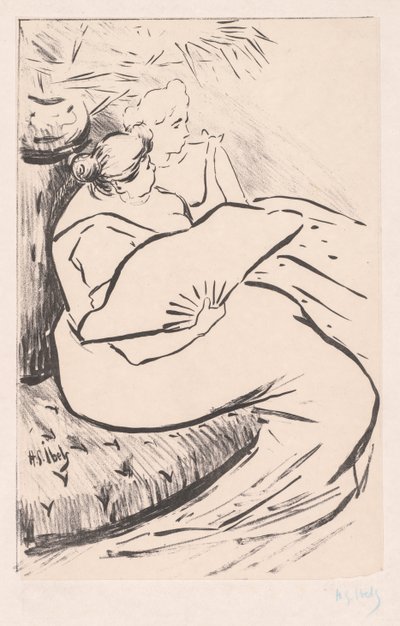 Seated Woman by Henri Gabriel Ibels