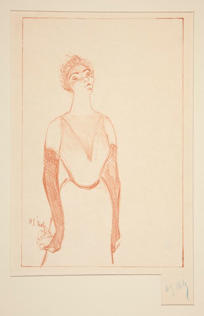 Yvette Guilbert by Henri Gabriel Ibels