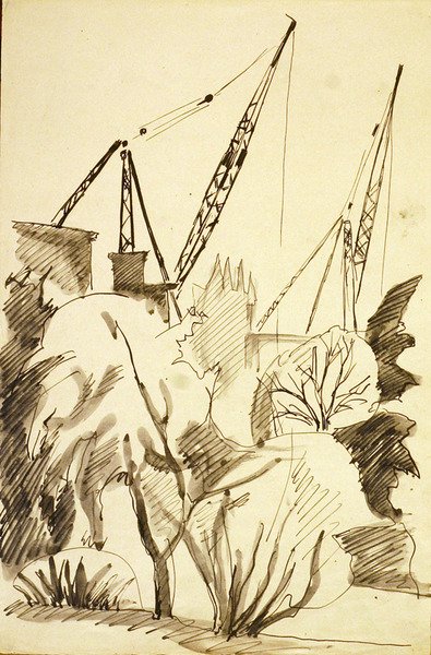 Reconstruction, London by Henri Gaudier Brzeska